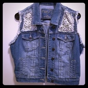 Denim vest